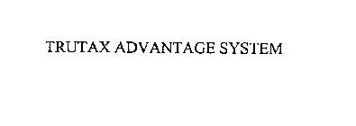 TRUTAX ADVANTAGE SYSTEM