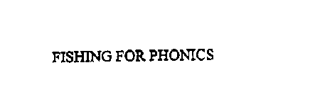 FISHING FOR PHONICS