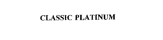 CLASSIC PLATINUM
