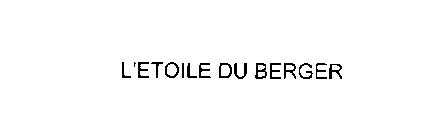 L'ETOILE DU BERGER