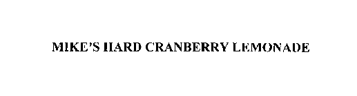 MIKE'S HARD CRANBERRY LEMONADE