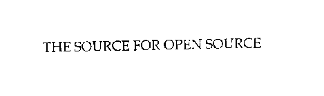 THE SOURCE FOR OPEN SOURCE