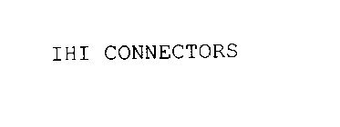 IHI CONNECTORS