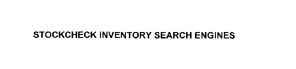 STOCKCHECK INVENTORY SEARCH ENGINES