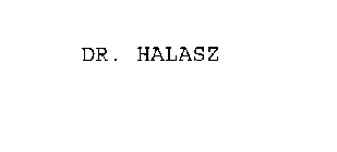 DR. HALASZ