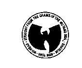 STRAIGHT FROM THE GRAINS OF THE WU-TANG SOIL SHAOLIN NEW YORK WU-WEAR