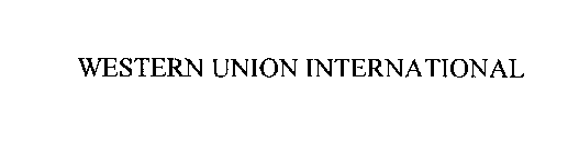 WESTERN UNION INTERNATIONAL