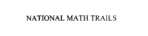THE NATIONAL MATH TRAILS