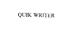 QUIK WRITER