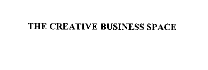 THE CREATIVE BUSINESS SPACE
