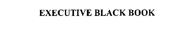 EXECUTIVE BLACK BOOK