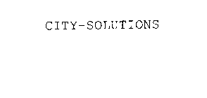 CITY-SOLUTIONS