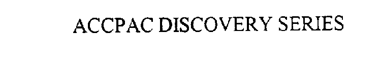 ACCPAC DISCOVERY SERIES