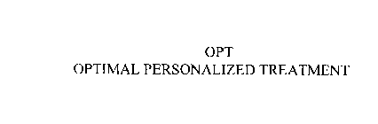 OPT OPTIMAL PERSONALIZED TREATMENT