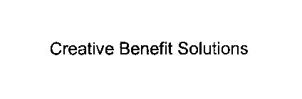 CREATIVE BENEFIT SOLUTIONS