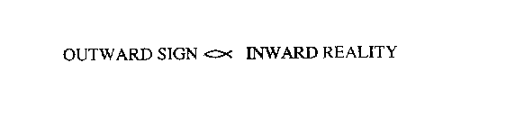 OUTWARD SIGN INWARD REALITY