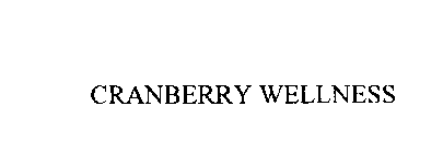 CRANBERRY WELLNESS