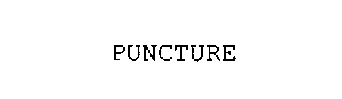 PUNCTURE