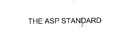 THE ASP STANDARD