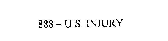 888 -U.S. INJURY