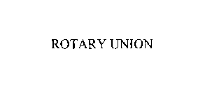ROTARY UNION