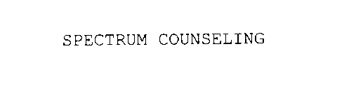 SPECTRUM COUNSELING