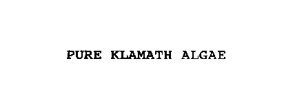 PURE KLAMATH ALGAE