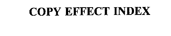 COPY EFFECT INDEX