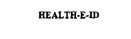 HEALTH-E-ID