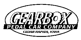 GEARBOX PEDAL CAR COMPANY CEDAR RAPIDS, IOWA