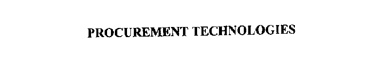 PROCUREMENT TECHNOLOGIES