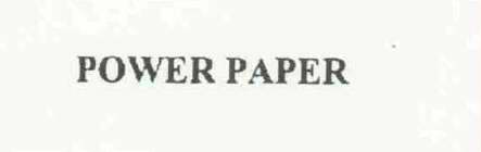 POWER PAPER