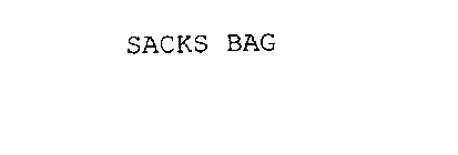 SACKS BAG