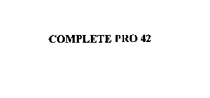 COMPLETE PRO 42