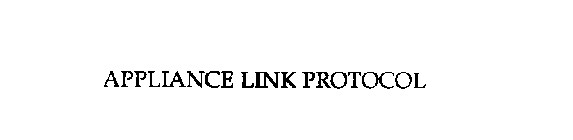 APPLIANCE LINK PROTOCOL