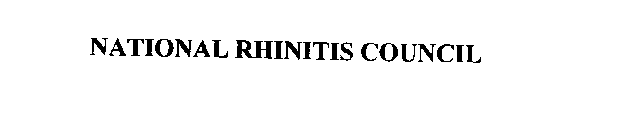 NATIONAL RHINITIS COUNCIL