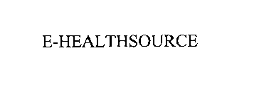 E-HEALTHSOURCE