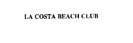 LA COSTA BEACH CLUB