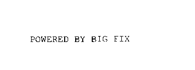 POWERED BY BIG FIX