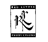RLP RED LETTER PRODUCTIONS