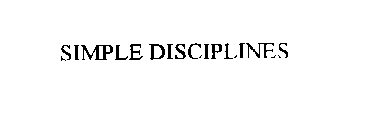 SIMPLE DISCIPLINES
