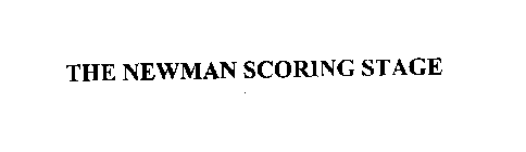 THE NEWMAN SCORING STAGE
