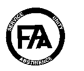 FAA SERVICE UNITY ABSTINENCE