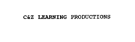 C&Z LEARNING PRODUCTIONS