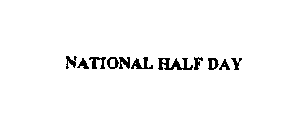 NATIONAL HALF DAY