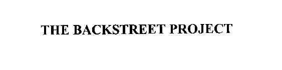 THE BACKSTREET PROJECT