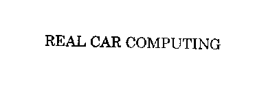 REAL CAR COMPUTING