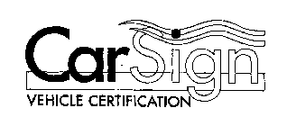 CARSIGN VEHICLE CERTIFICATION