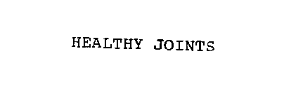 HEALTHY JOINTS