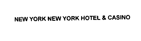 NEW YORK NEW YORK HOTEL & CASINO